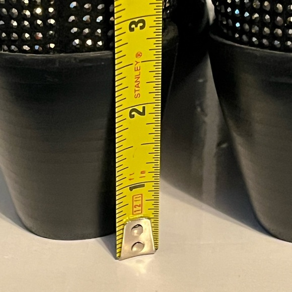 Elegant Black Studded Ankle Booties by ISNOM - Picture 14 of 16